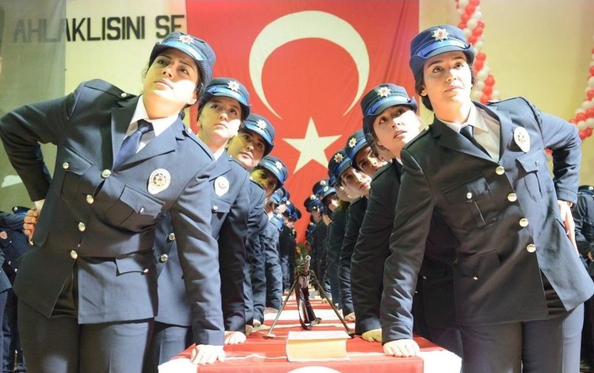 Aksaray&rsquo;da 761 Polis Mesleğe İlk Adımını Attı