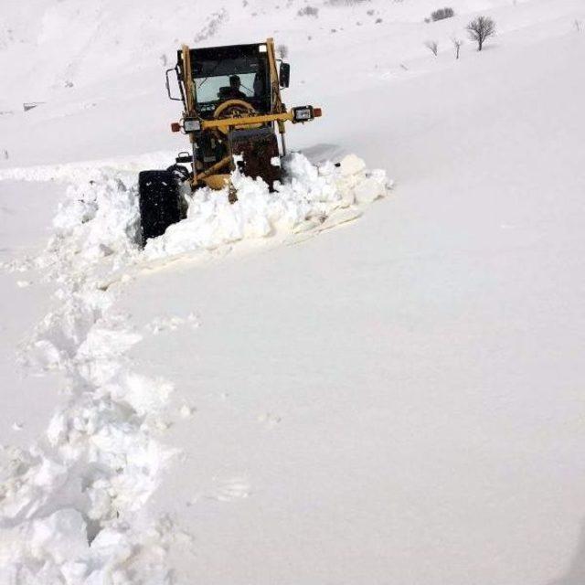 Siirt'te Köy Yolları Kardan Ulaşıma Kapandı