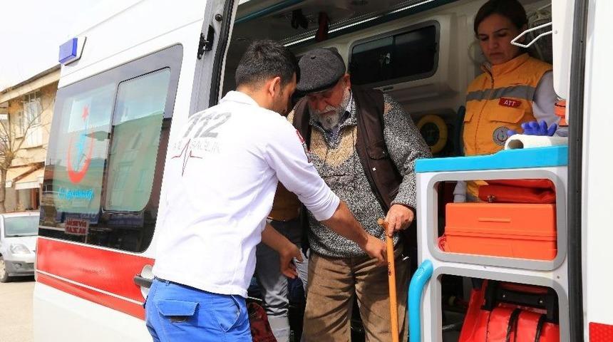 Taktığı T&uuml;p&uuml; &Ccedil;akmakla Kontrol Etti, Felaket Son Anda &Ouml;nlendi