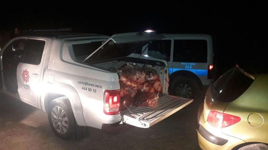 Karesi’de Kaçak Ete Geçit Yok