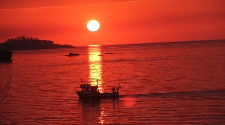 Giresun&rsquo;da Kartpostallık G&uuml;n Batımı