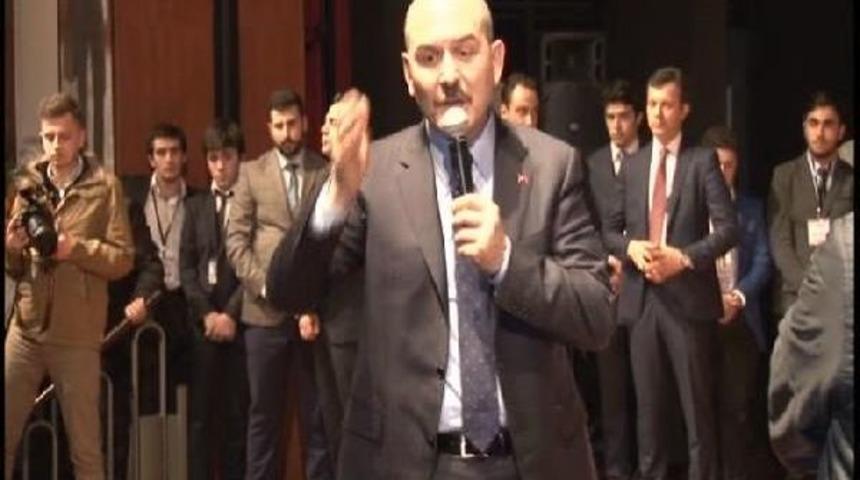 İ&ccedil;işleri Bakanı'na "yaşa S&uuml;leyman Soylu Paşa Yaşa.." Marşıyla Karşılama