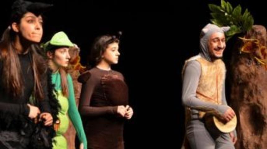 Bosch &Ccedil;evre &Ccedil;ocuk Tiyatrosu Akşehir&rsquo;De &Ccedil;ocuklarla Buluştu