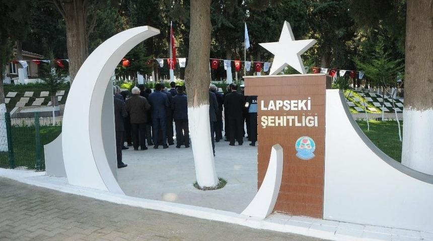Lapseki’de Şehitlik Ziyareti