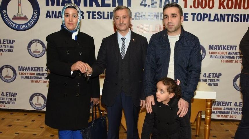 Şahinbey&rsquo;de Bin Kişinin Daha Ev Hayali Ger&ccedil;ekleştirildi