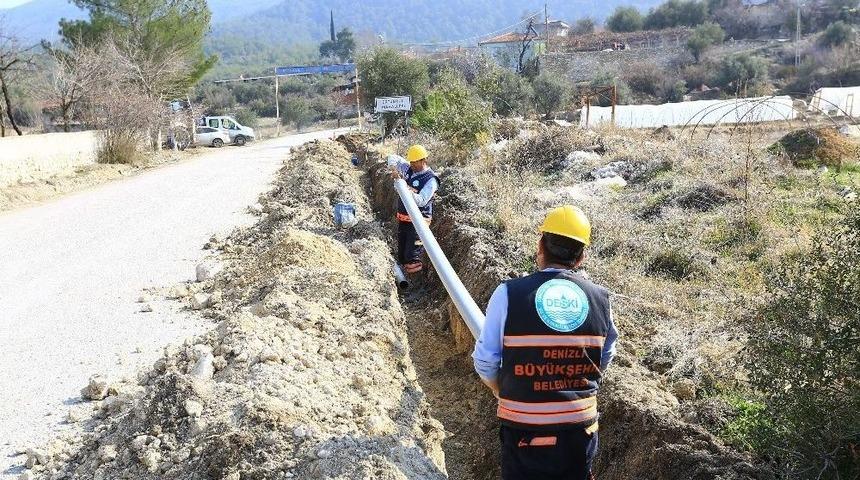 Denizli B&uuml;y&uuml;kşehir&rsquo;den Tavas - Baharlar&rsquo;a Alt Yapı Atağı