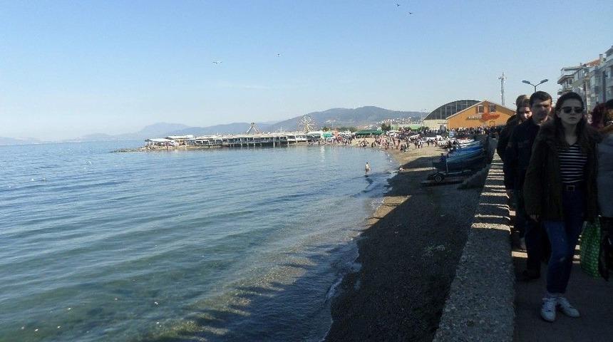 Mart Ayında Bursalıların Deniz Keyfi