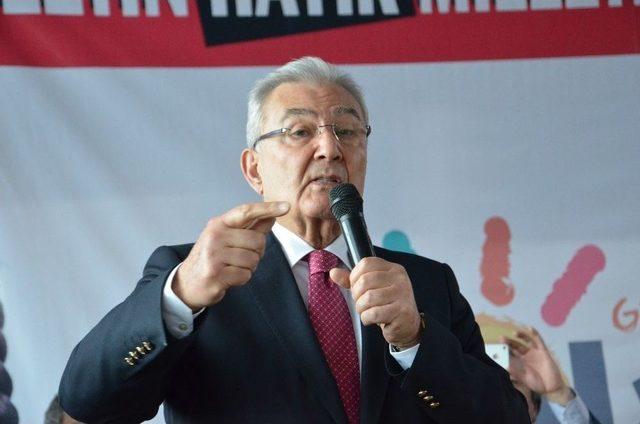 Deniz Baykal: “ben De Sayın Kılıçdaroğlu Da ‘hayır’ Çıkarsa Cumhurbaşkanı’na ‘istifa Et’ Demeyeceğiz”