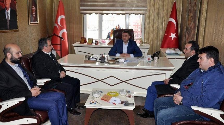 Ak Parti Yozgat İl Teşkilatından, Mhp İl Başkanlığına Ziyaret