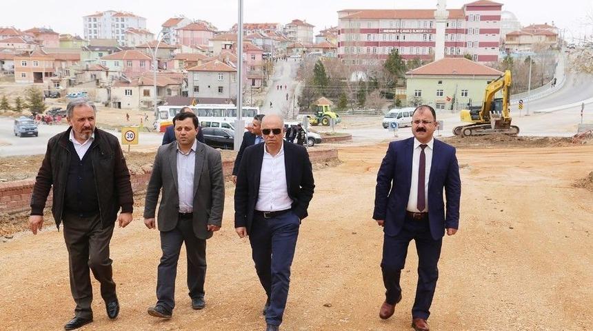 Başkan &Ccedil;alışkan, Yatırımları Yakından Takip Ediyor