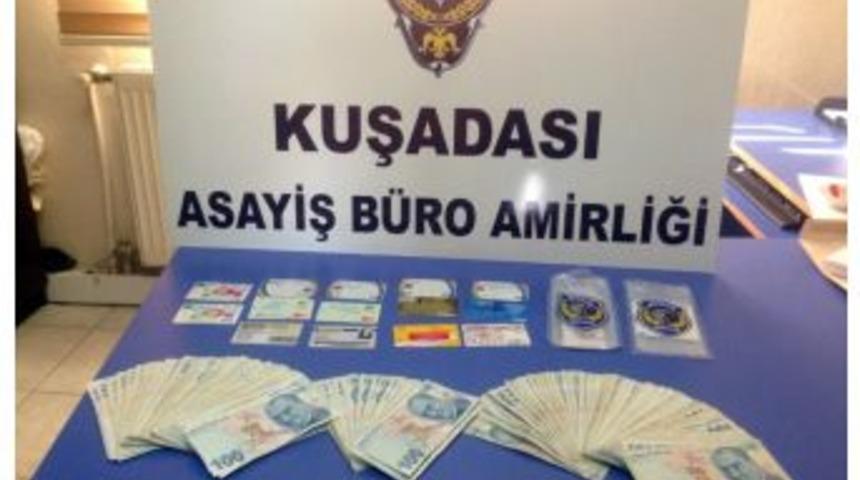 Sahte Kredi Kartı &Ccedil;etesi Kuşadası&rsquo;nda Yakalandı