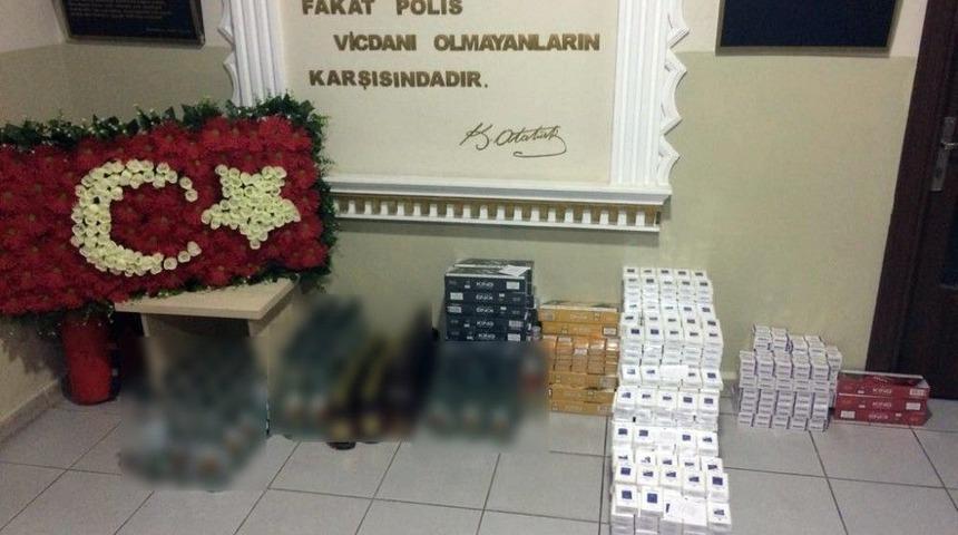 Rize&rsquo;de Ka&ccedil;ak Sigara Ve İ&ccedil;ki Operasyonu