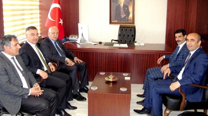 Milletvekili Erdoğan&rsquo;dan Kaymakam Bağlı&rsquo;ya Hayırlı Olsun Ziyareti