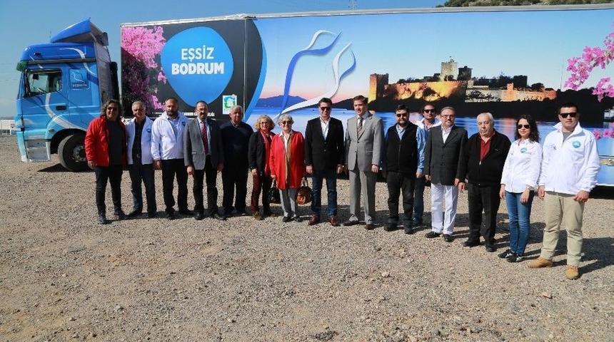 Bodrum Tanıtım Tırı Yola &Ccedil;ıktı