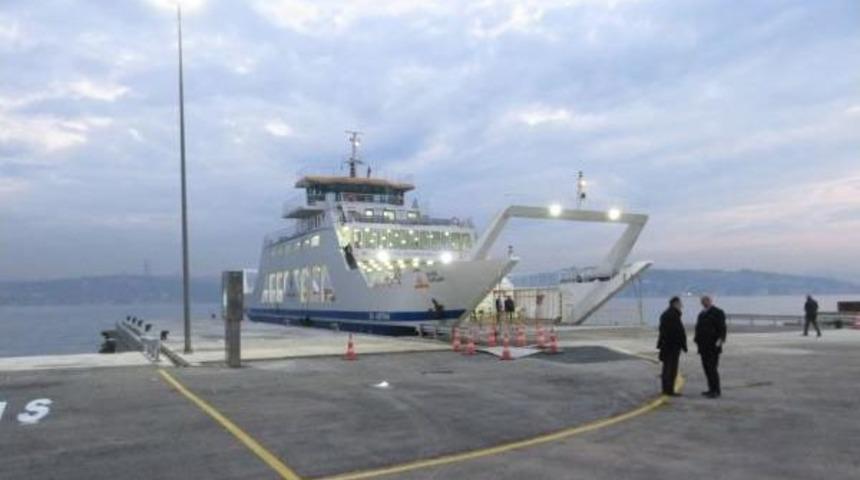 İstinye - &Ccedil;ubuklu Arabalı Vapur Deneme Seferleri Başladı