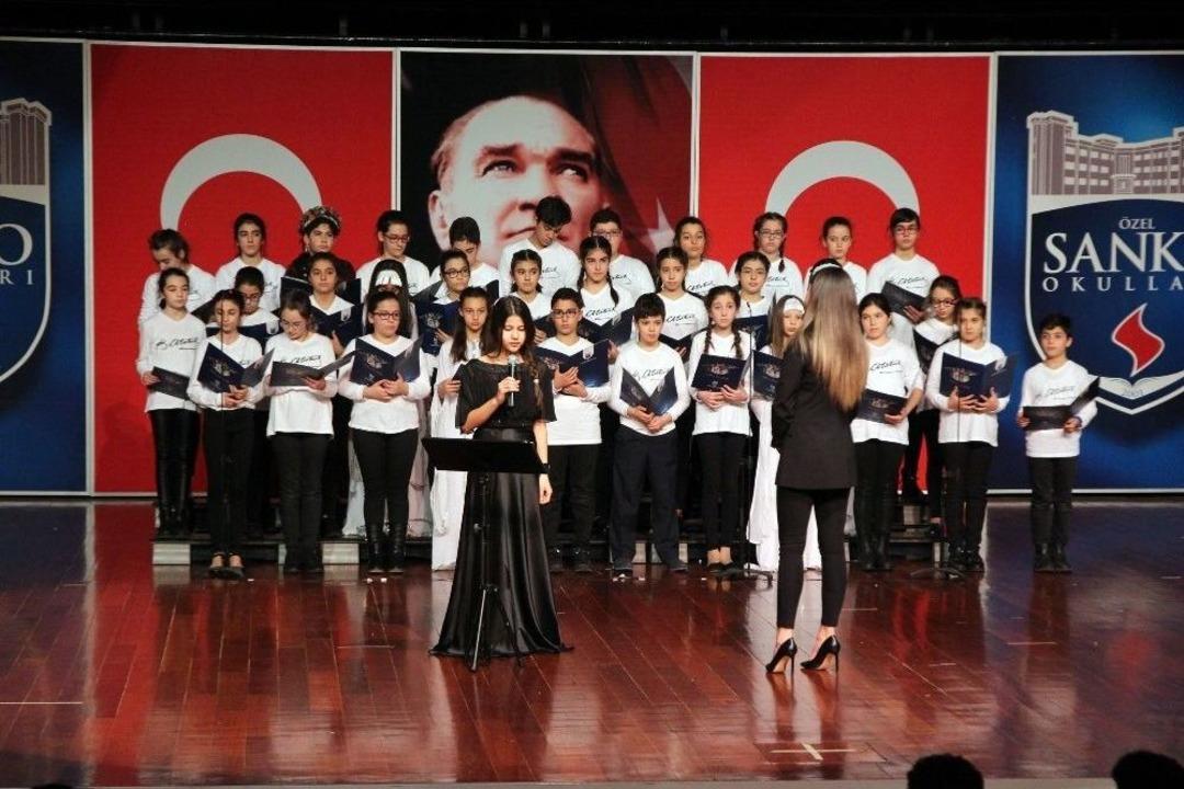 &Ccedil;anakkale Zaferi Sanko Okullarında Da Coşkuyla Kutlandı