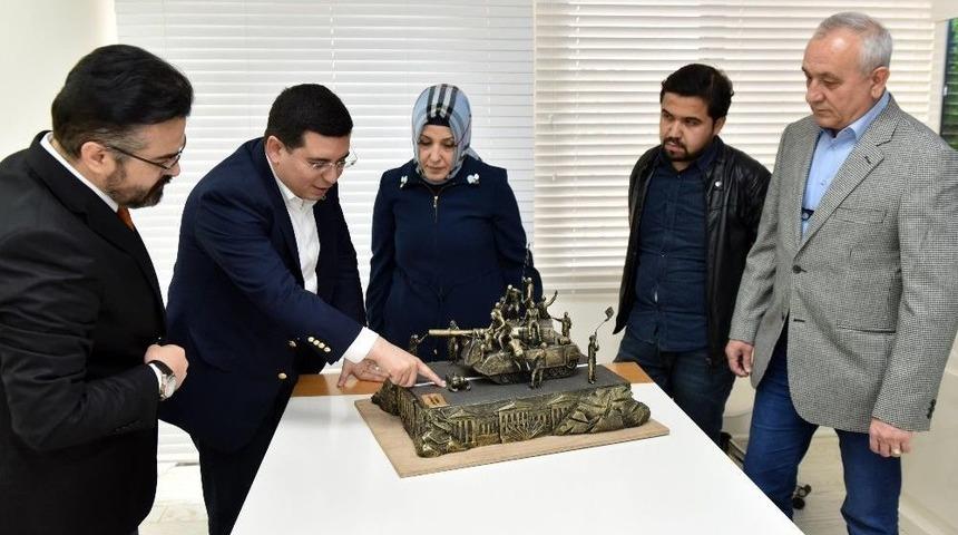 15 Temmuz Derneği&rsquo;nden T&uuml;t&uuml;nc&uuml;&rsquo;ye Ziyaret