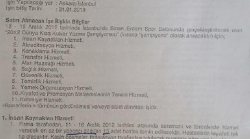 Y&uuml;zme Federasyonu'na Dev Soruşturma