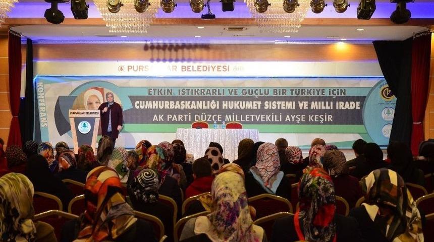 Ak Partili Ayşe Keşir, Cumhurbaşkanlığı Sistemini Anlattı: “cumhurbaşkanlığı Sistemi Türkiye’yi Güçlendirecek”