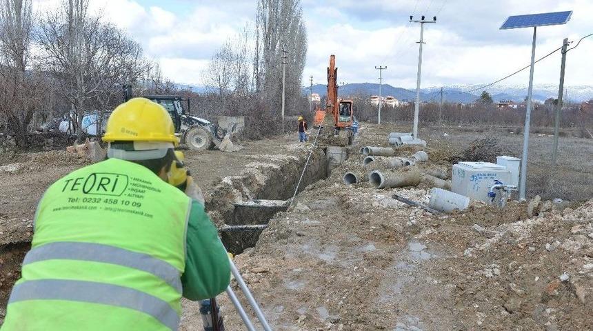 Korkuteli&rsquo;nde Kanalizasyon Seferberliği