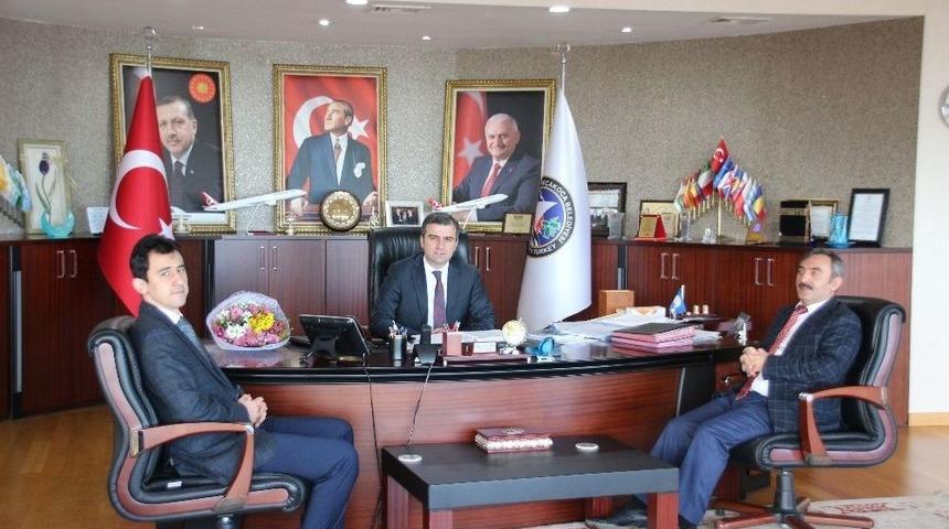 Ormancılardan Başkan C&uuml;neyt Yemenici&rsquo;ye Ziyaret