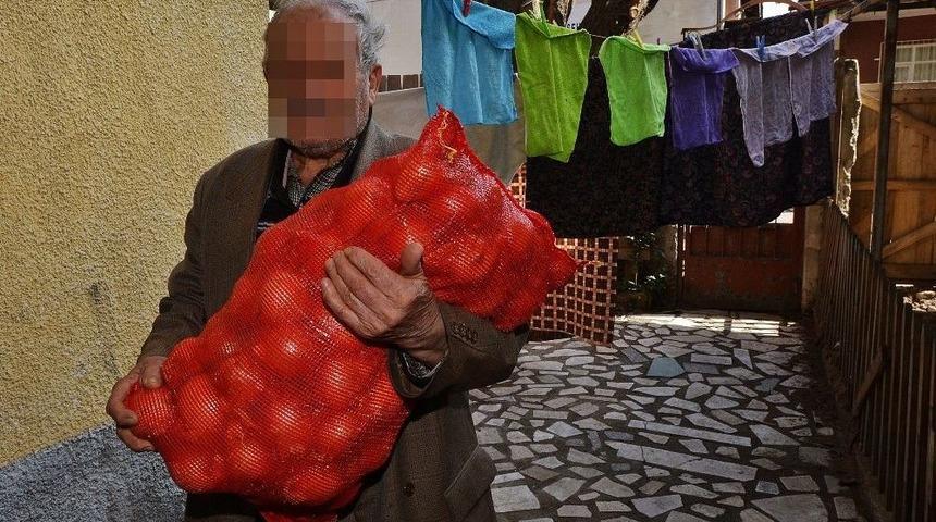 B&uuml;y&uuml;kşehir Belediyesinden Kuru Soğan Yardımı