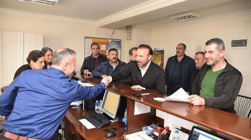 Başkan Doğan Ve Yılmaz&rsquo;dan Esnaflara &rsquo;evet&rsquo; &Ccedil;ağrısı