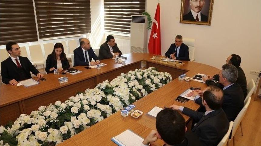 Aksaray&rsquo;da Se&ccedil;im G&uuml;venliği Toplantısı Yapıldı