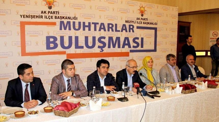 Bakan Elvan, Muhtarlarla Bir Araya Geldi