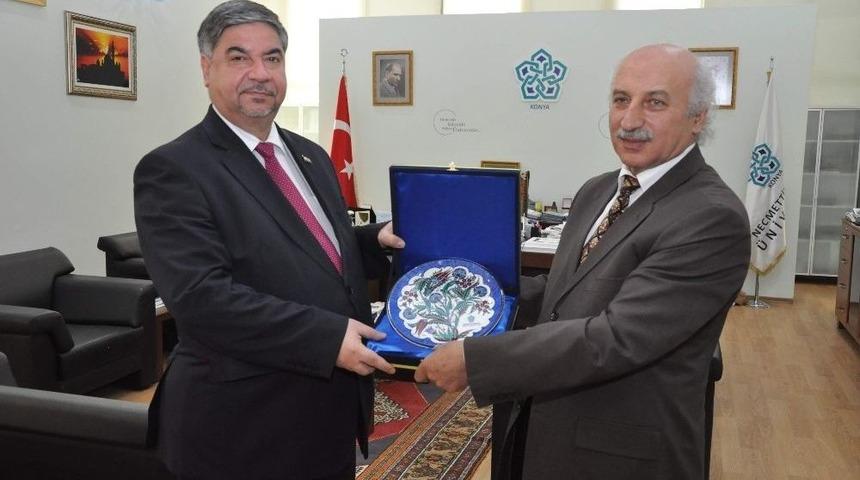 Irak Büyükelçisi Al-alawi’den Neü’ye Ziyaret