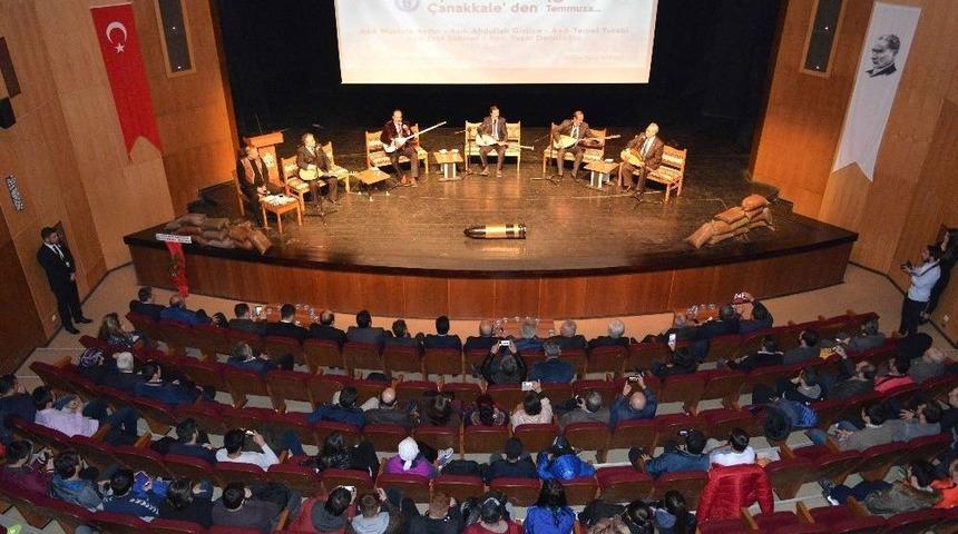 Aşıklar Sazlarıyla &Ccedil;anakkale Ve 15 Temmuz&rsquo;u Anlattı