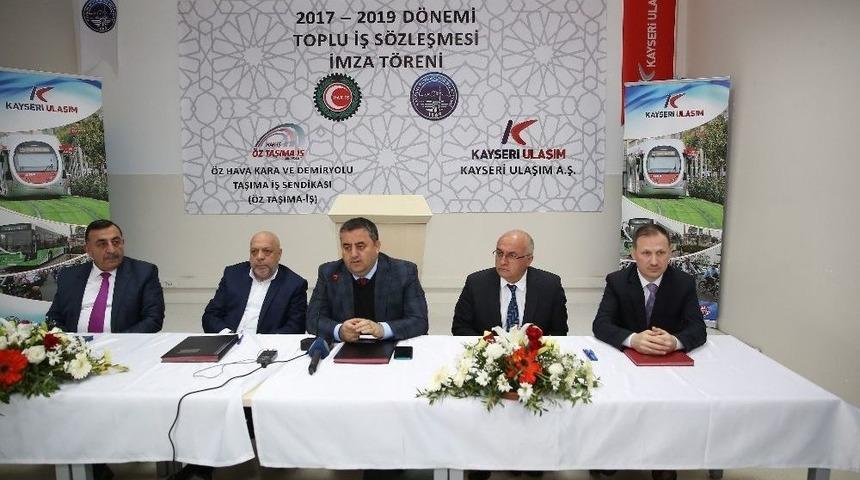 Ulaşım A.ş.&rsquo;de Toplu S&ouml;zleşme Sevinci