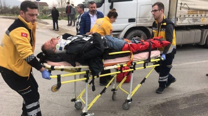 Bursa’da Motosiklet Kazası: 1 Yaralı