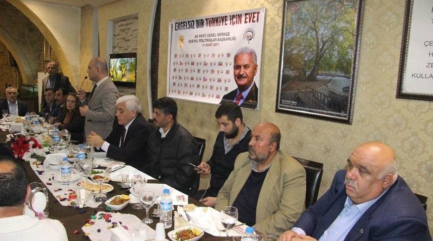 Ak Partililer, Engelsiz Bir T&uuml;rkiye Projesi Kapsamında Engelliler İle Bir Araya Geldi