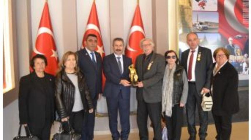 İl Emniyet M&uuml;d&uuml;r&uuml; Din&ccedil;&rsquo;e Şehit Ve Gazi Derneklerinden Ziyaret