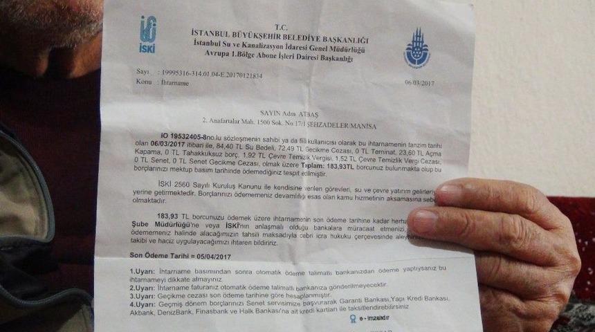 İstanbul&rsquo;un Yolunu Bilmeyen Adama İski&rsquo;den Su Faturası