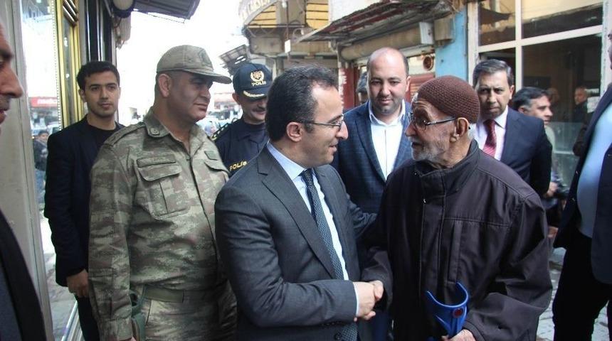 Vali &Ccedil;ataklı, Esnaflara Ziyarette Bulundu