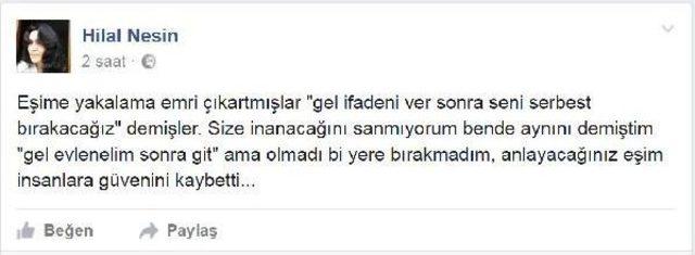 Yakalama Kararı Çıkartılan Ahmet Nesin'in Eşi: İfadesini Alıp Bana Teslim Etsinler