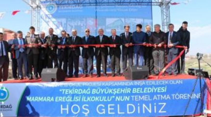 Marmaraereğlisi İlkokulu&rsquo;nun Temeli Atıldı