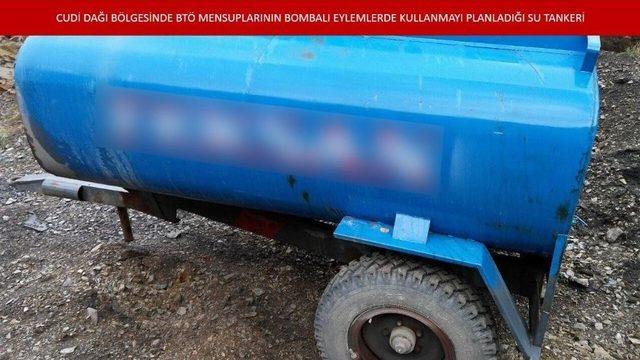 Şırnak’ta Bombalı Eylemde Kullanılacak Römork Ele Geçirildi