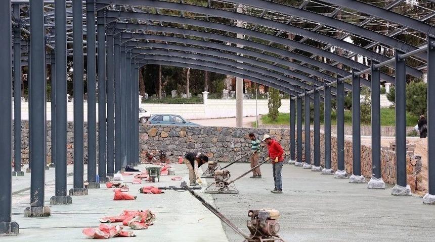 Kocaeli&rsquo;nin En B&uuml;y&uuml;k Pazaryerlerinin İnşaatı S&uuml;r&uuml;yor