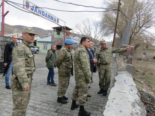 Kaymakam Ercan Öter, Askeri Üst Bölgelerini Ziyaret Etti