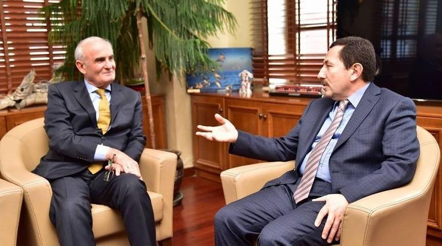 Başkan Yılmaz, Vali Balkanoğlu&rsquo;nu Ağırladı