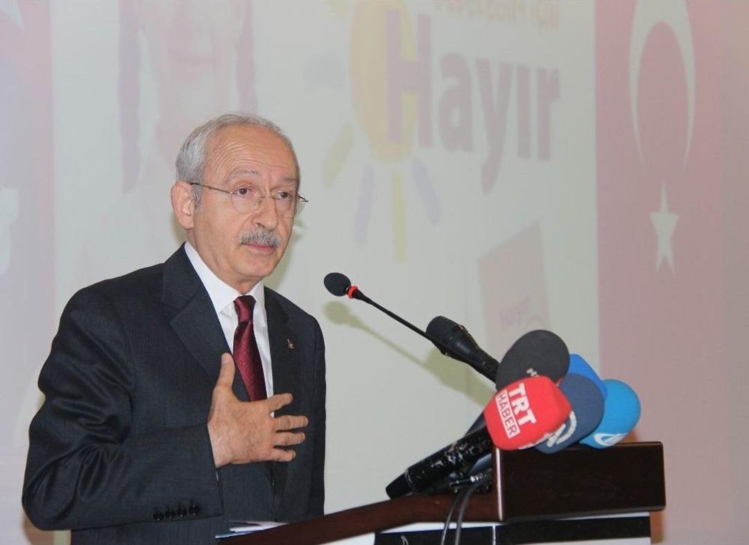 Kılı&ccedil;daroğlu: "referandumda Kimse Kahveye Konken Ve Taş Oynamaya Gitmesin&rdquo;