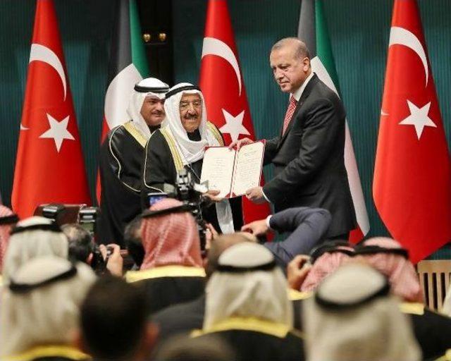 Cumhurbakanı Erdoğan, Kuveyt Emiri Al Sabah'ı Resmi Törenle Karşıladı  (Fotoğraflar)