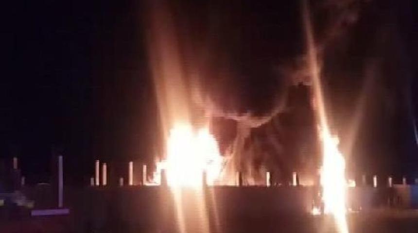 Silivri'de Korkutan Fabrika Yangını
