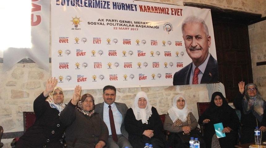 Adıyaman&rsquo;da &ldquo;b&uuml;y&uuml;klerimize H&uuml;rmet Kararımız Evet&rdquo; Programı D&uuml;zenlendi