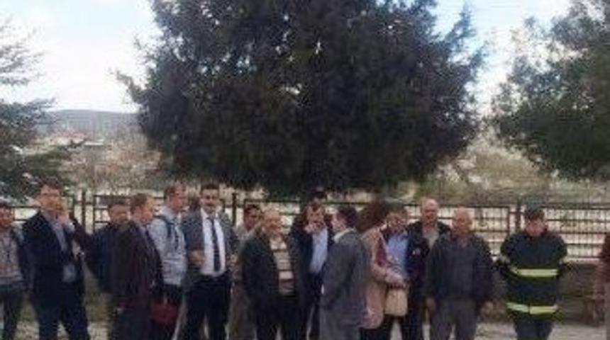 Hisarcık&rsquo;ta Milli Eğitim Ve Okul Personeline Yangın Eğitimi