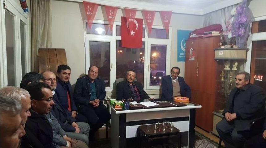 Başkan Yal&ccedil;ın&rsquo;dan Mhp İl&ccedil;e Teşkilatına Ziyaret
