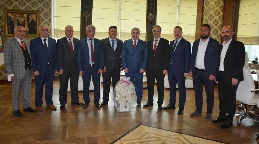 Başkan Baran, G&uuml;m&uuml;şhanelileri Ağırladı